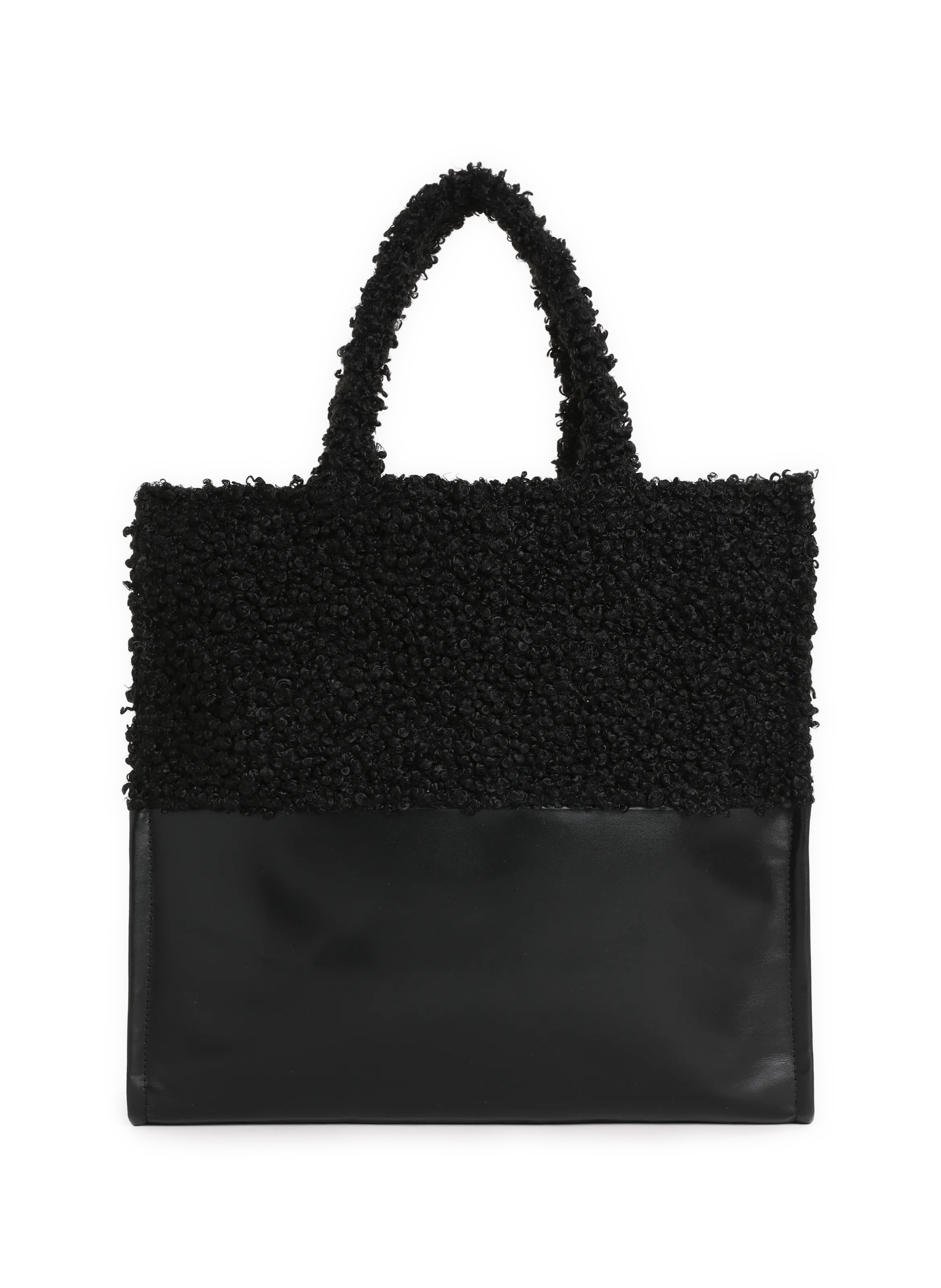 SAISON 1865  Sac cabas Elodie bi matière  - Noir