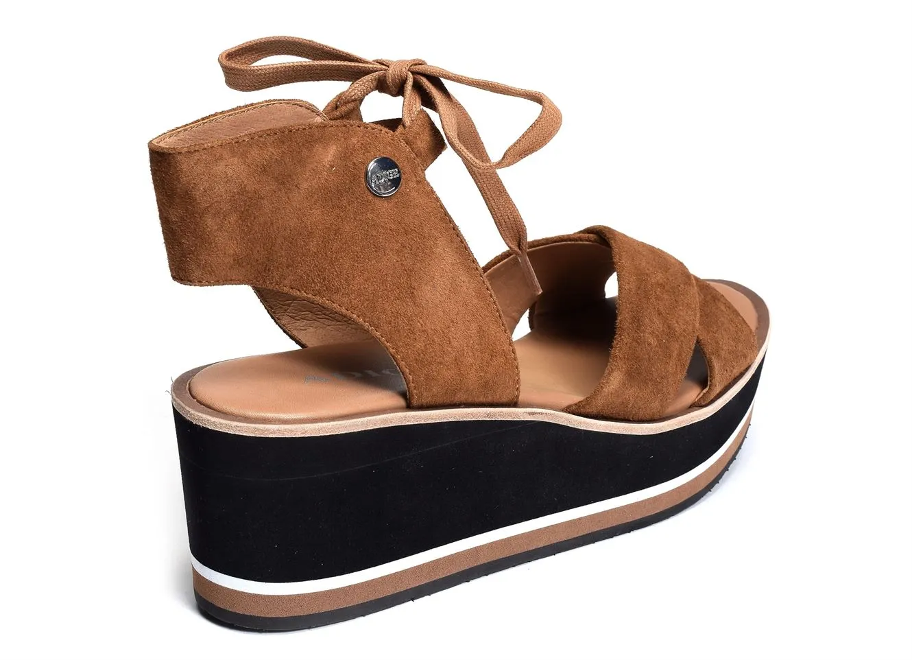 sandales compensees Adige  Fatou camel 