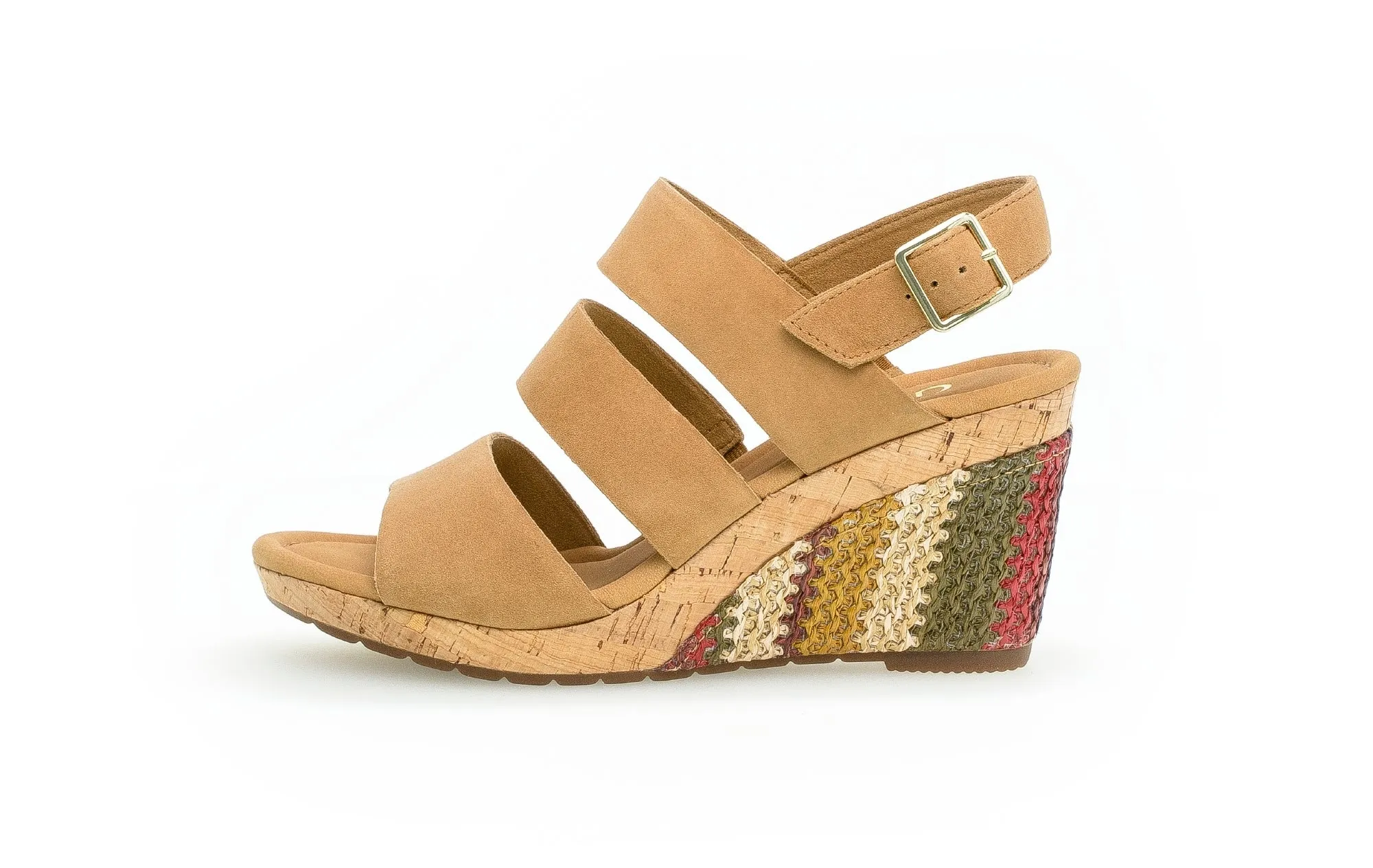 Sandales marron en daim