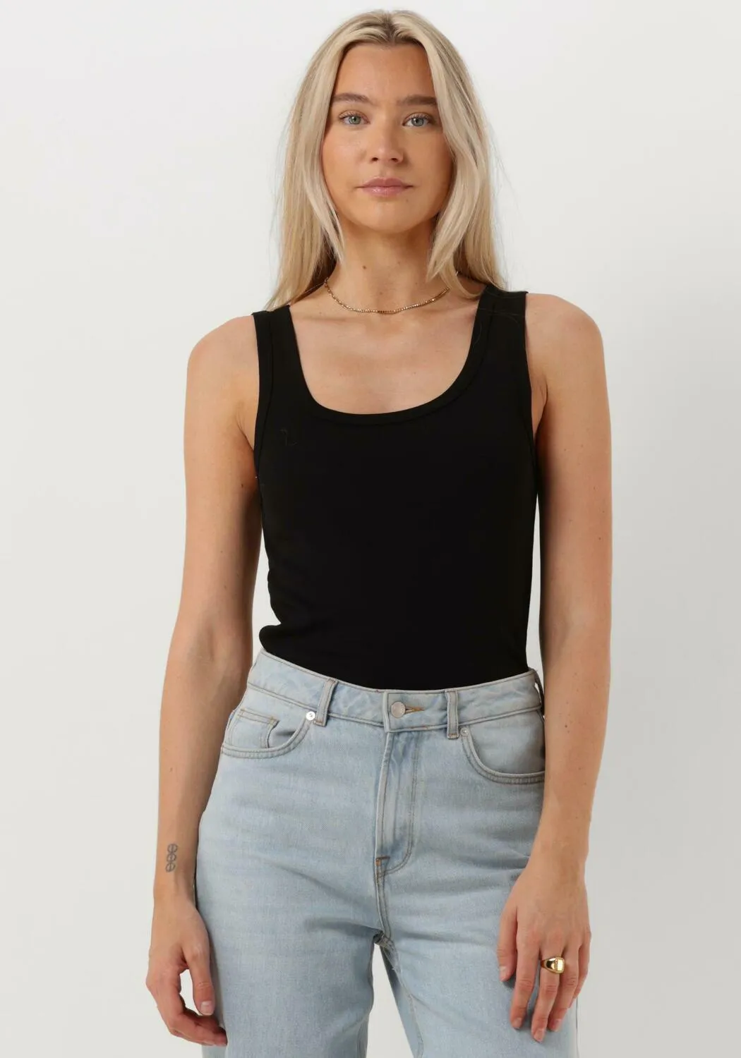 second female haut ambra tanktop en noir