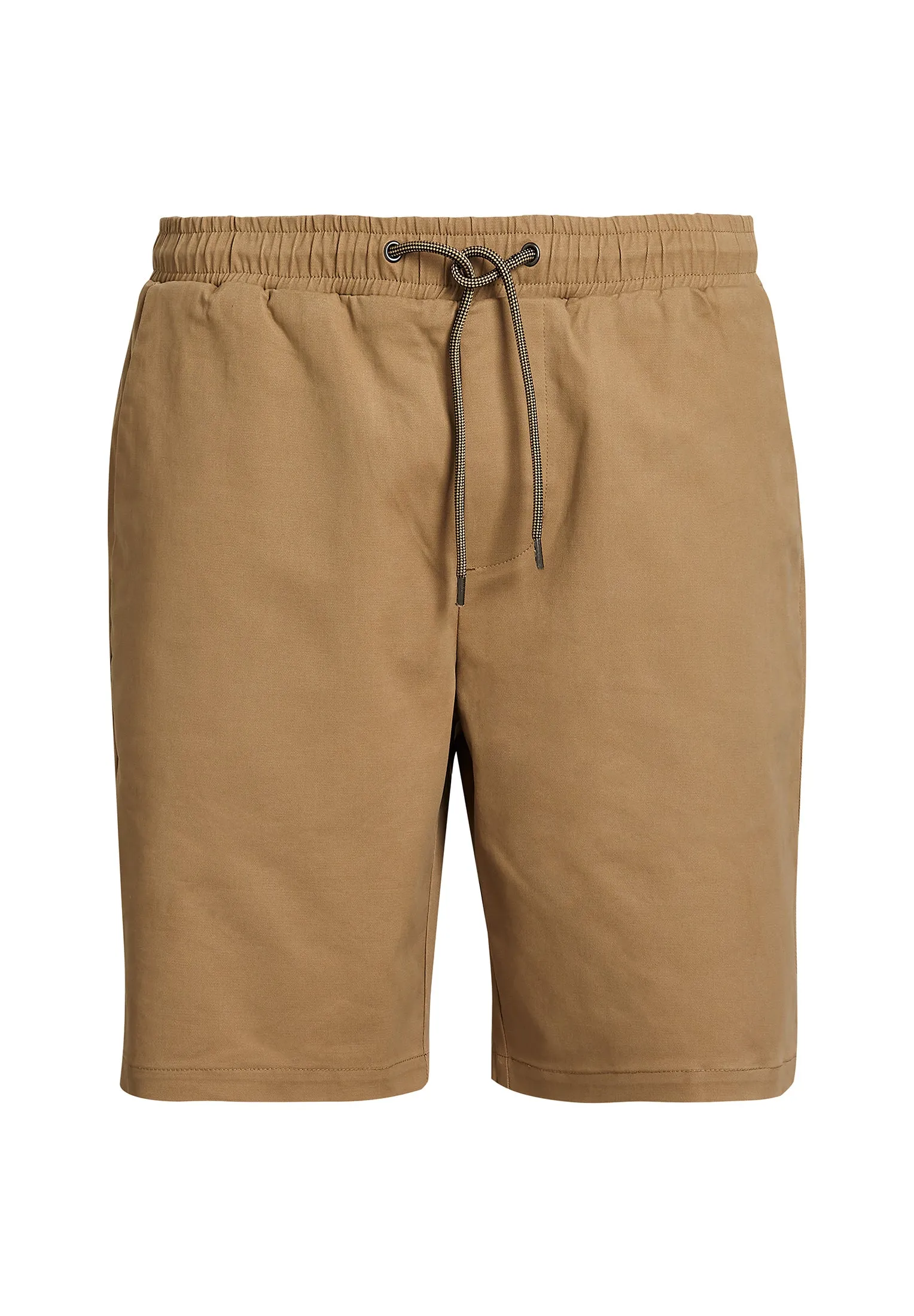 Short chino homme ligné beige