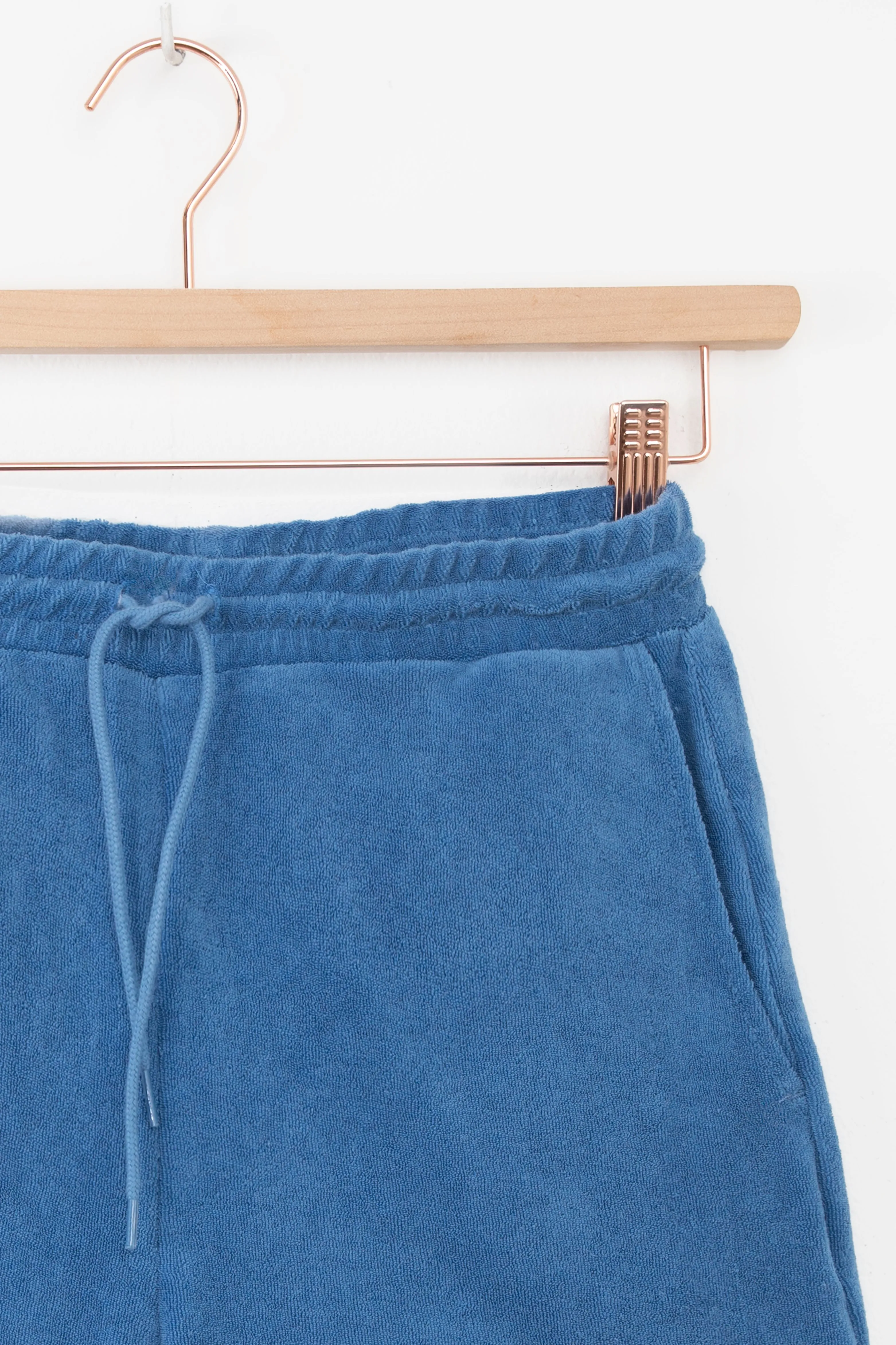 Short terry - bleu