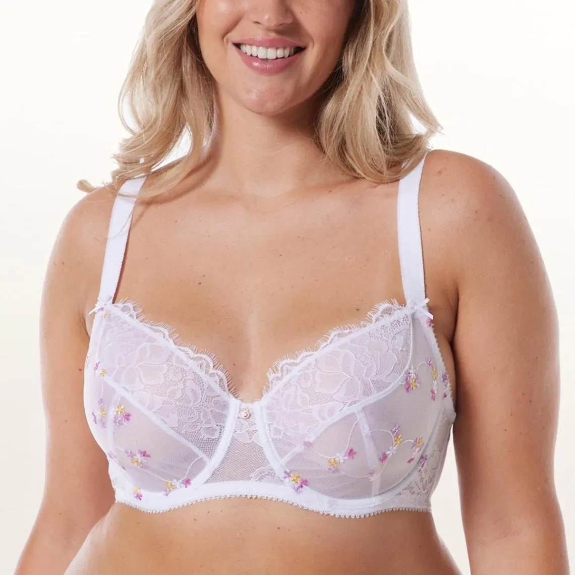 Soutien-gorge grand maintien blanc Frenchy | 3 Suisses