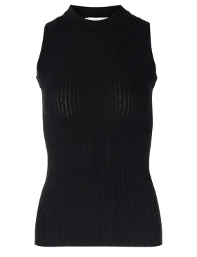 Sportmax Débardeur en tricot noir