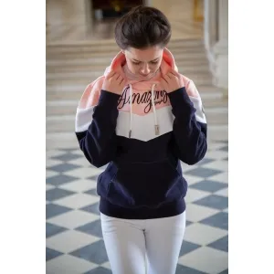 Sweat Artémis - Marine & Rose