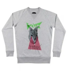Sweat Lapin Fou - Sweatshirt Tête de Lapin Psychédélique | Grafitee