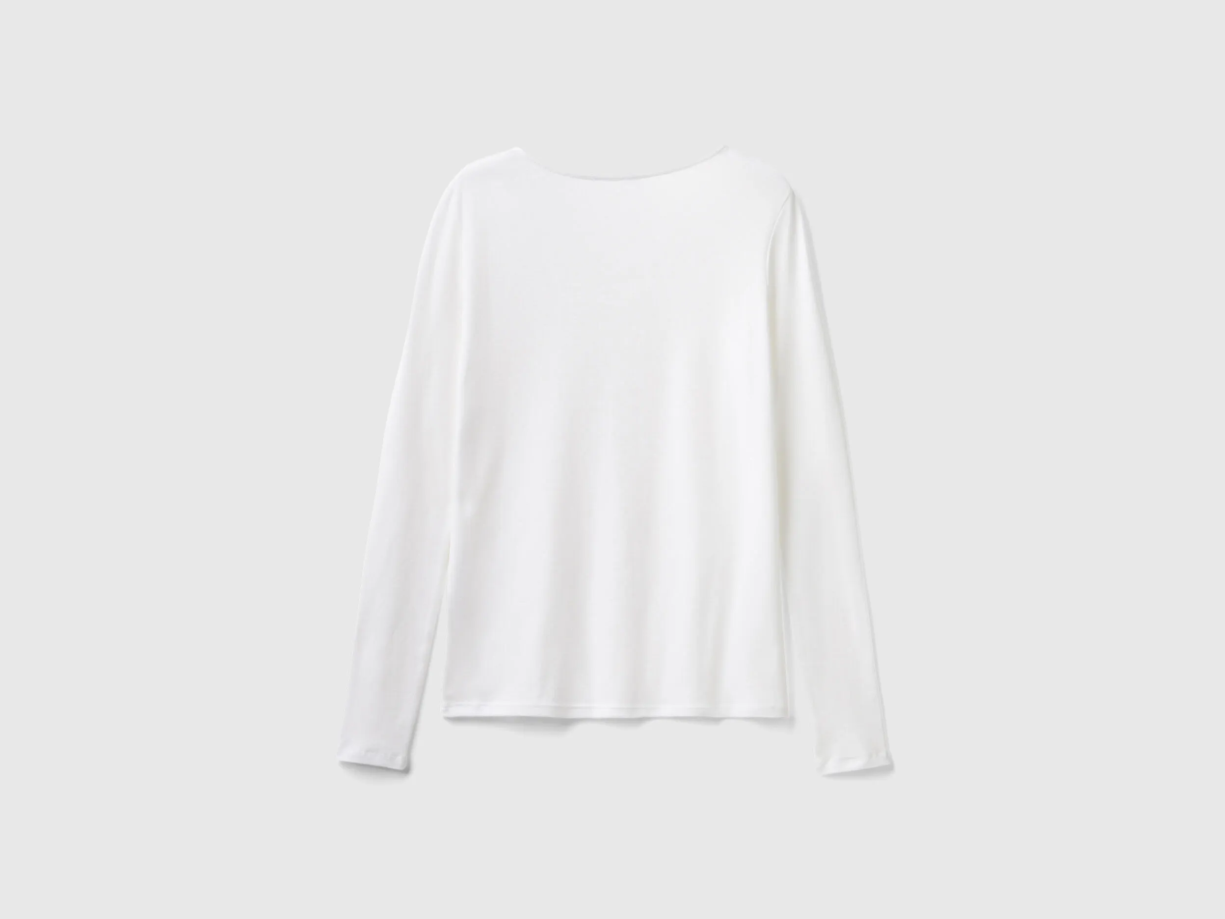 T-shirt à manches longues en pur coton