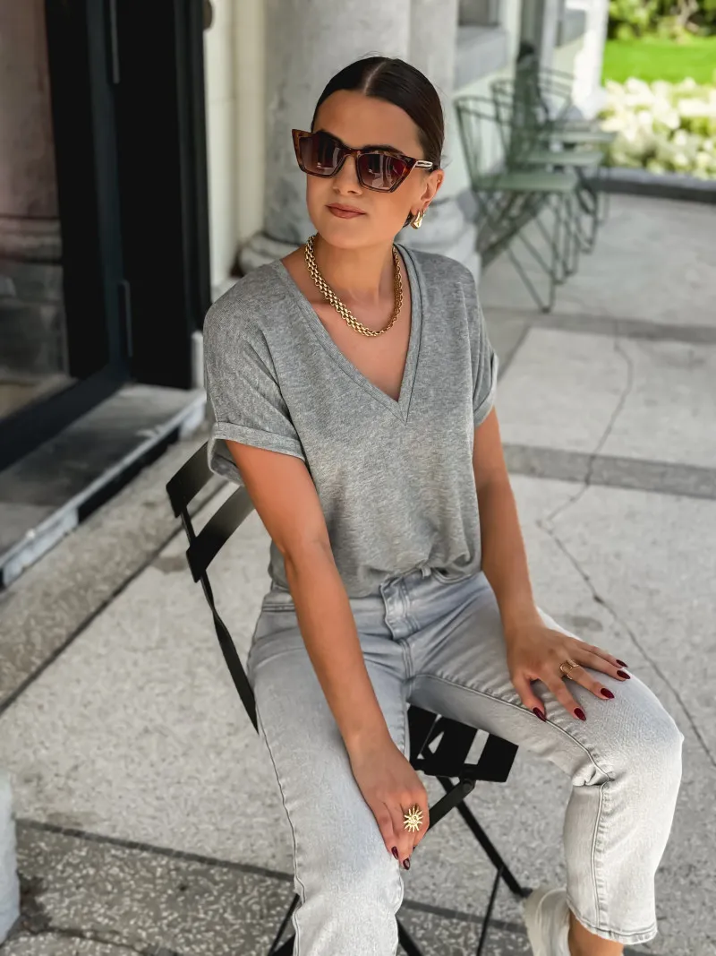 T-shirt Athéna - Gris