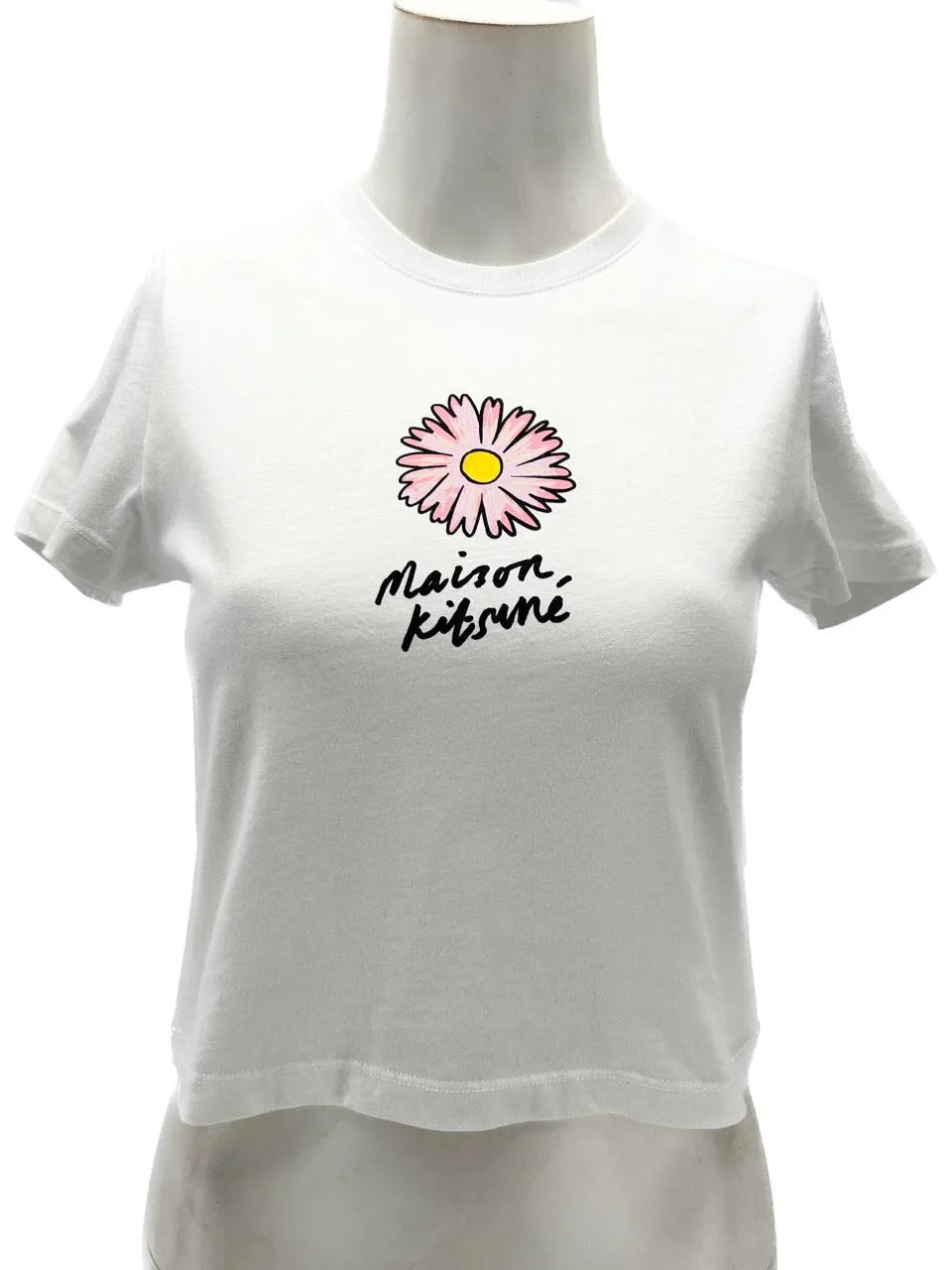 T-shirt blanc à logo