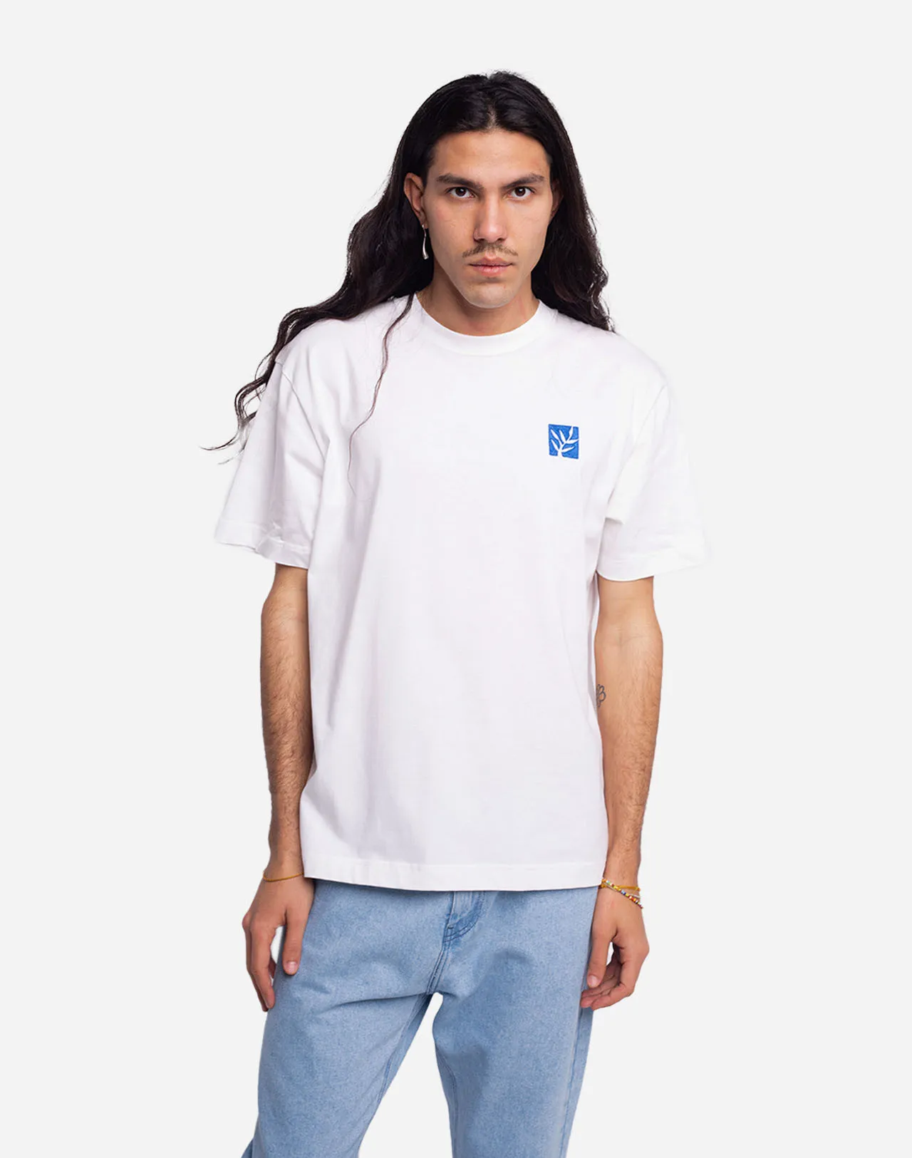 T-shirt Damier écru ample Taille XXL Couleurs Écru