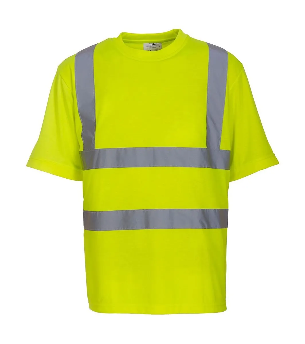 T-shirt de sécurité haute visibilité jaune fluo - HVJ410 