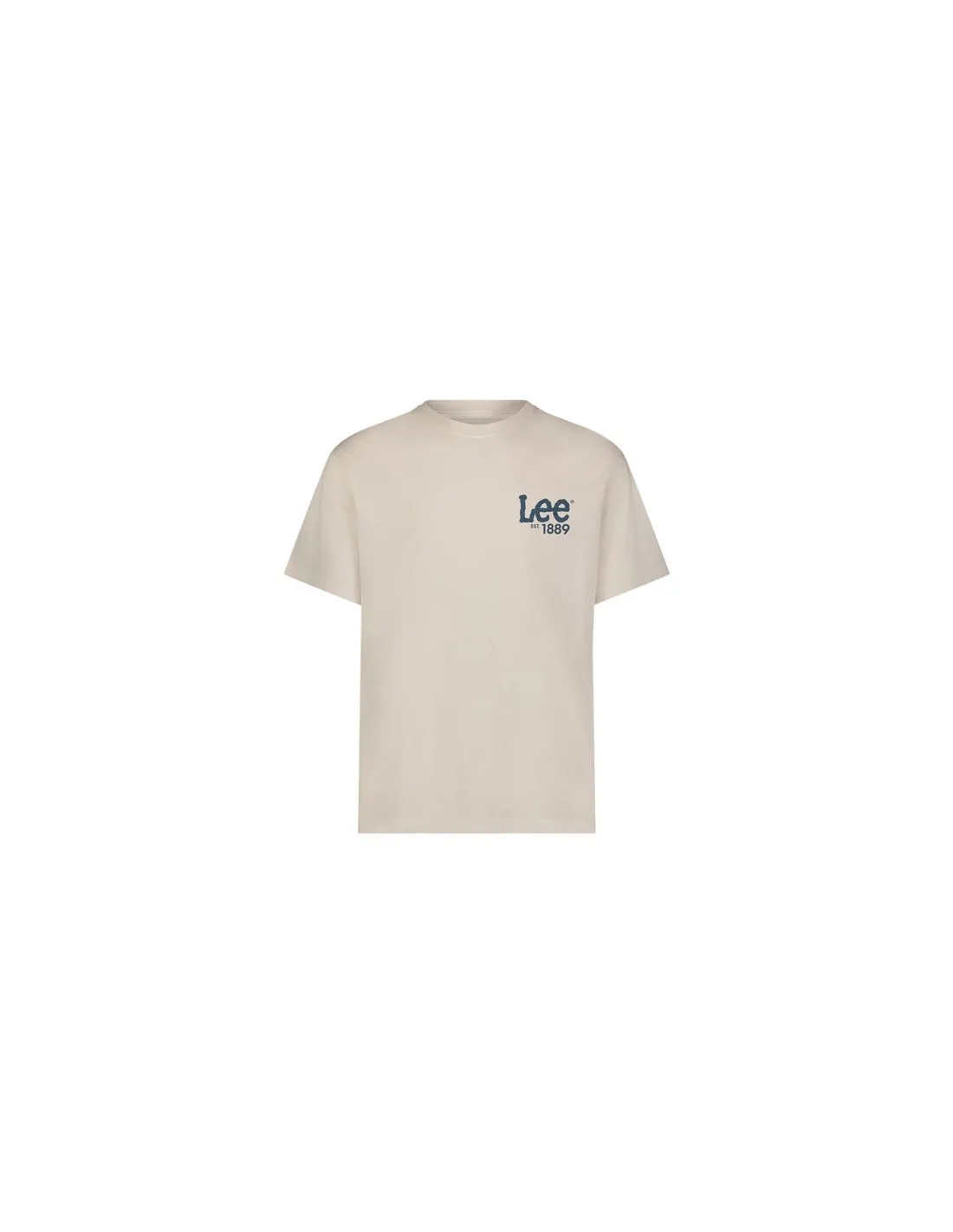 T-shirt Lee Loose Logo Beige Homme