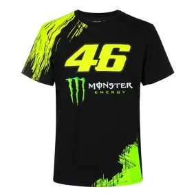 T-shirt MONSTER ENERGY 46 VR46 noir/jaune fluo - MAXXESS.FR, T-Shirt