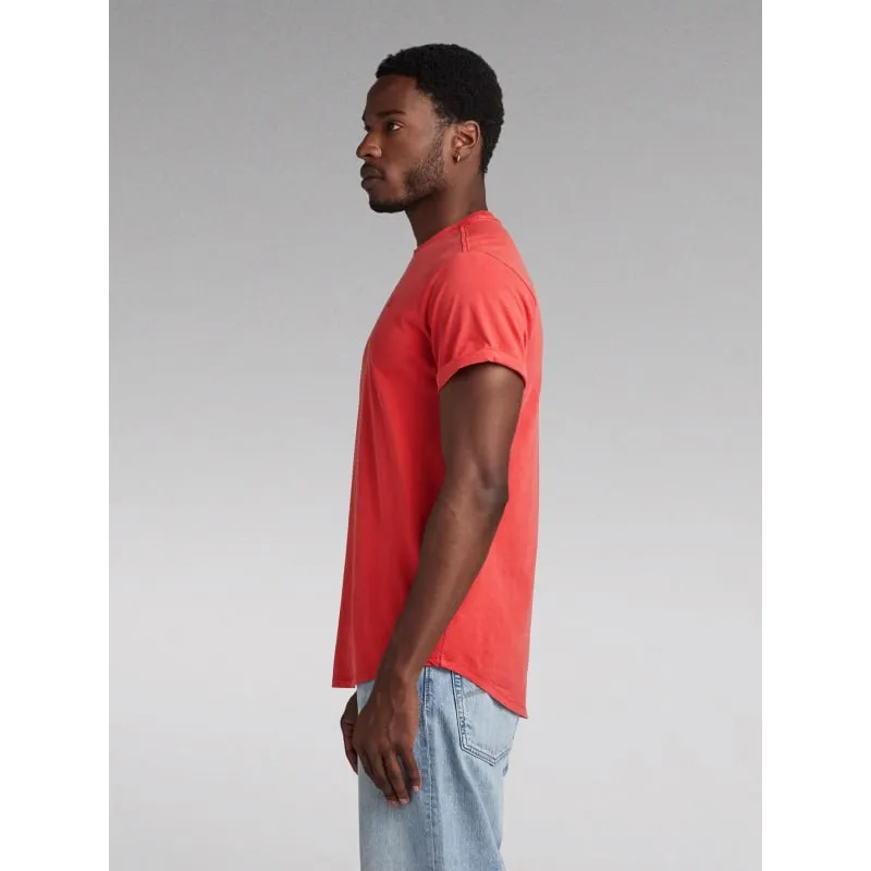 T-shirt uni lash rouge homme - G Star | wimod