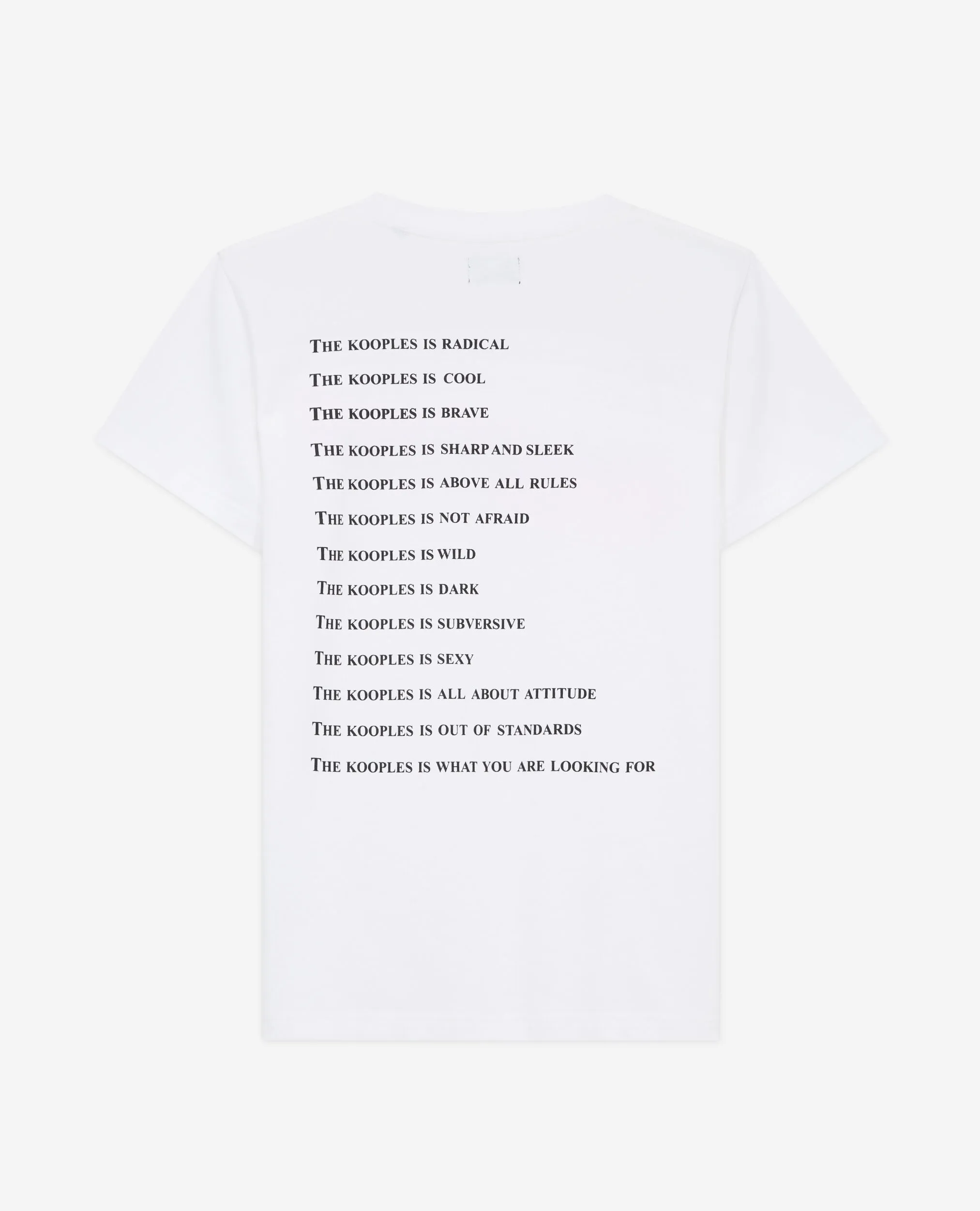 T-shirt What is néon blanc