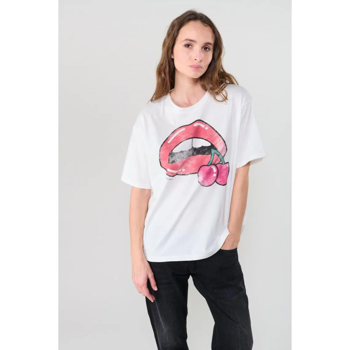Tee-Shirt TAMITA blanc Ivy en coton | 3 Suisses