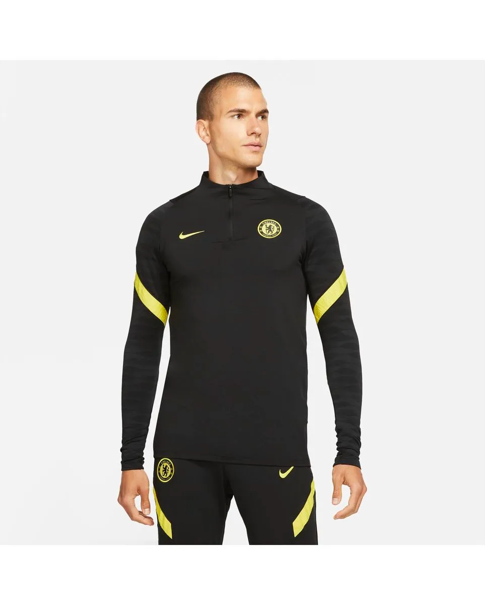 Top de football homme CFC MNK DF STRK DRIL TOP Noir Chelsea