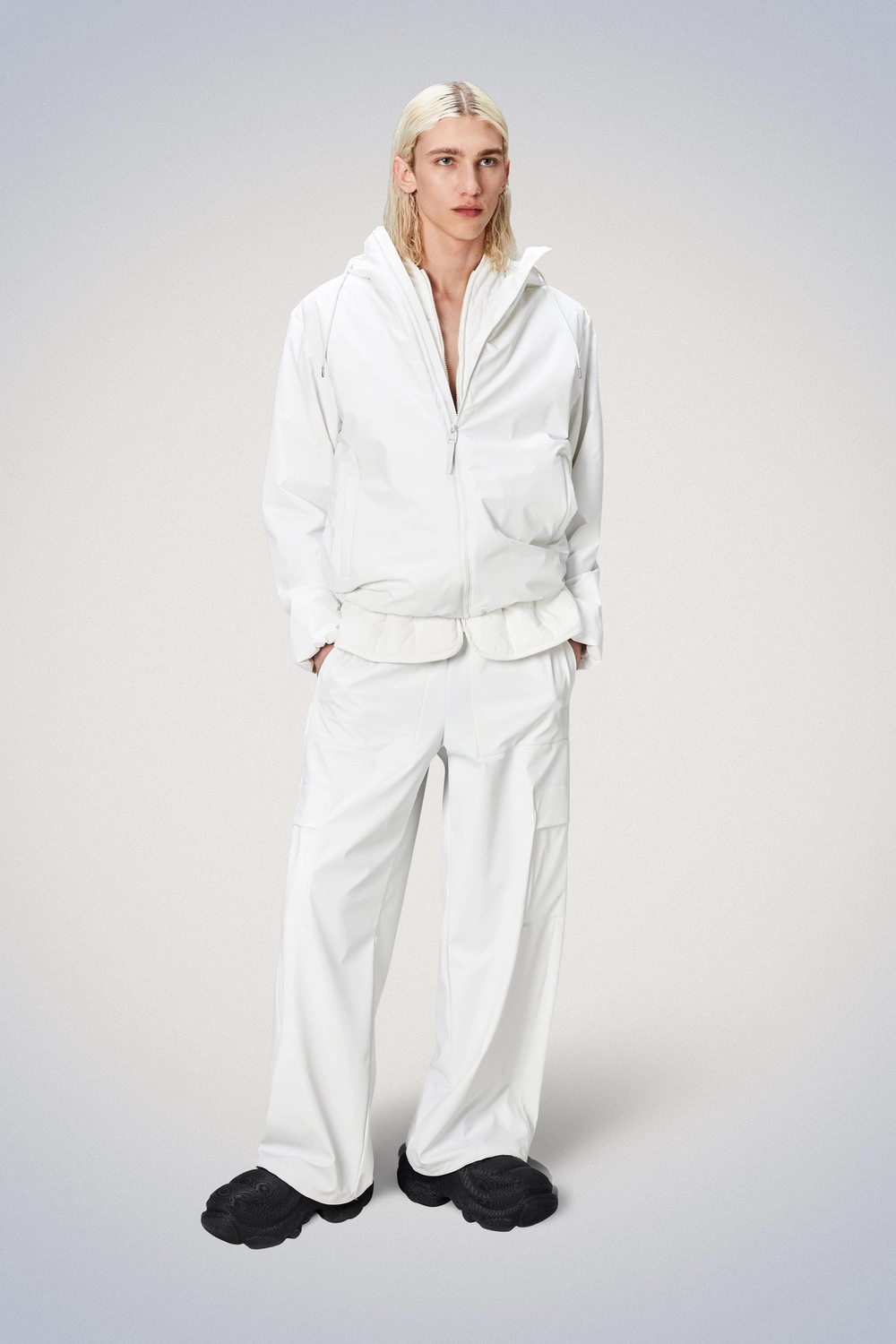 Veste Rains Unisexe Lohja W3T1 Powder