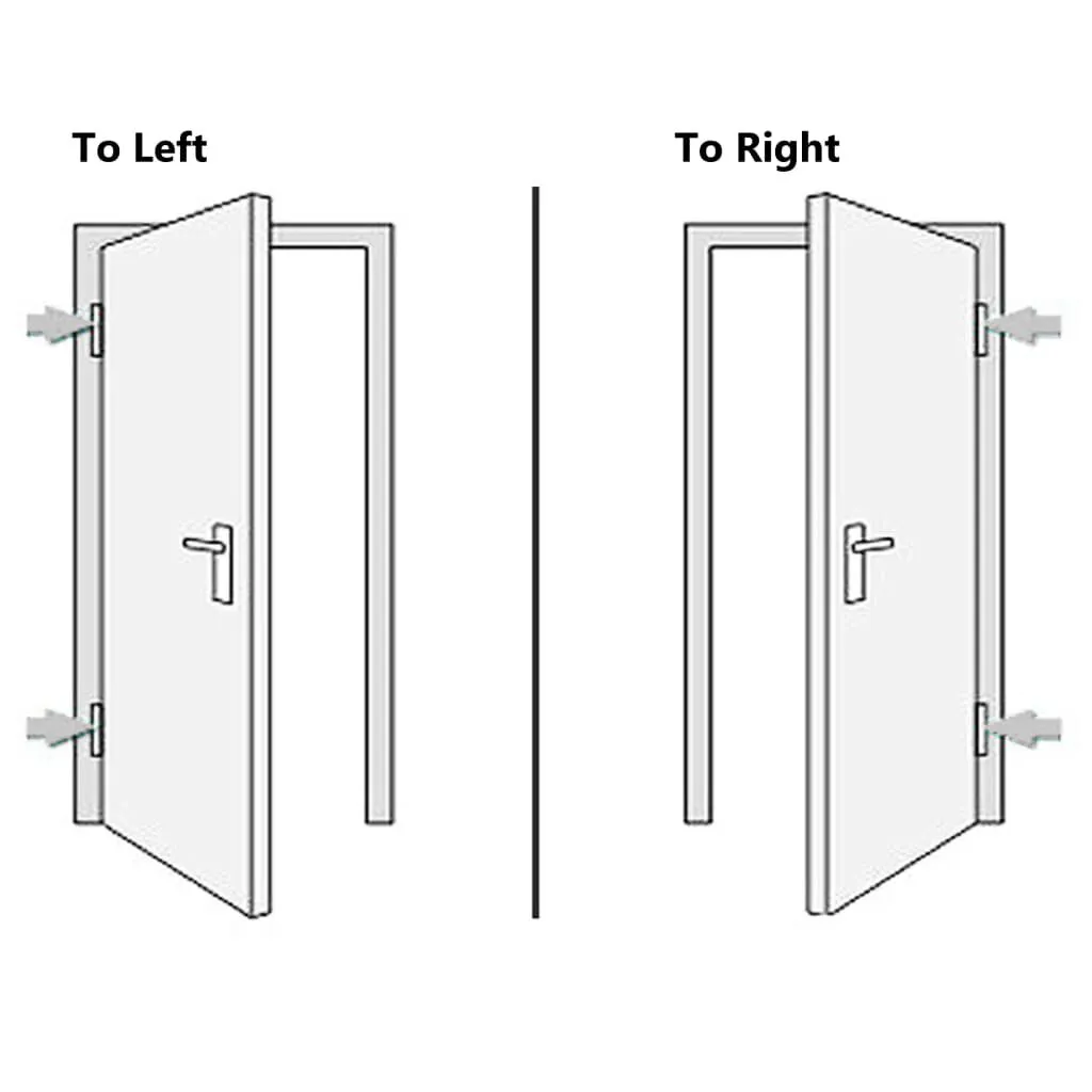 vidaXL Porte d'entrée Blanc 88x200 cm PVC | vidaxl-fr